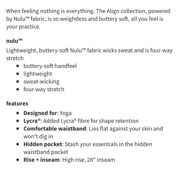 Lululemon align leggings - Picture 10 of 10